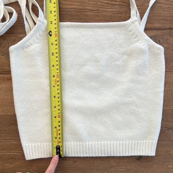 LINE & DOT • Megan Wrap Sweater Top in Cream - Picture 16 of 16